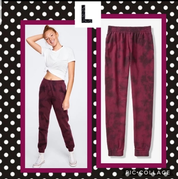 PINK Victoria's Secret Pants - ❤ NWT VS PINK CAMPUS JOGGER SWEATS TIE DYE